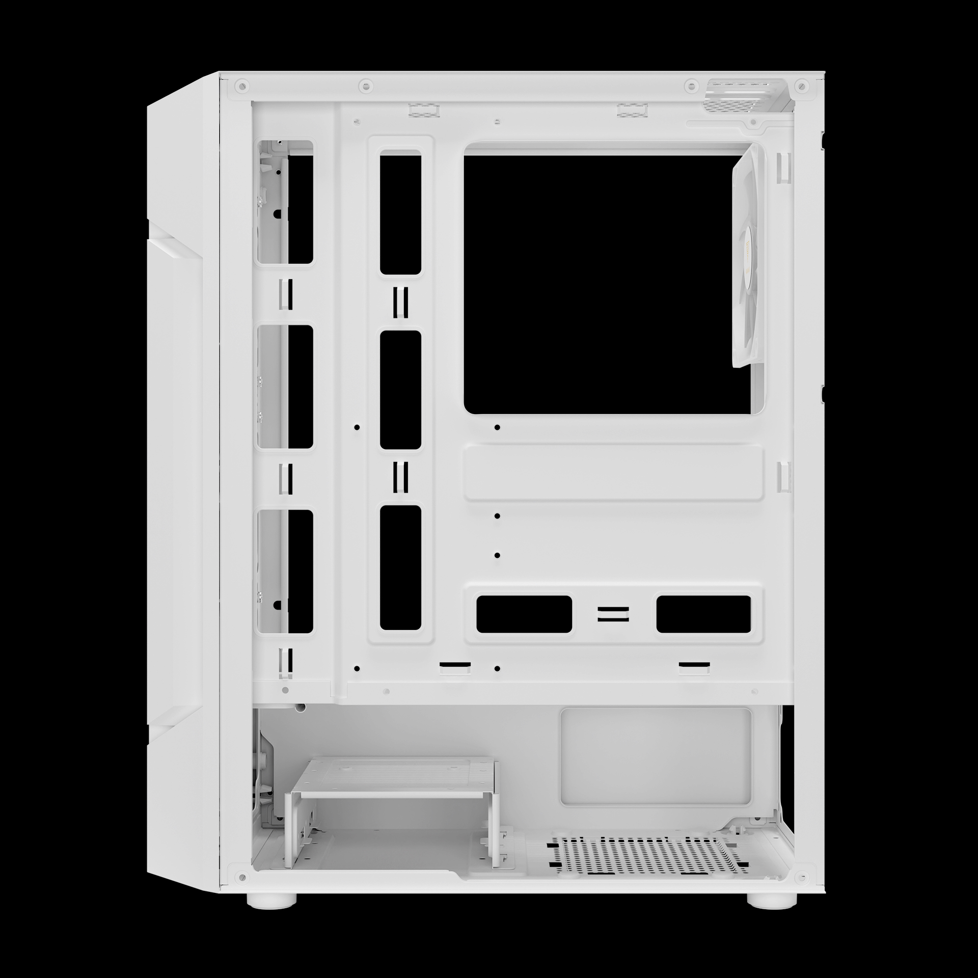 GAMDIAS AURA GC7 ARGB Mid Tower Gaming Case - White GAMDIAS AURA GC7 ARGB Mid Tower Gaming Case - White